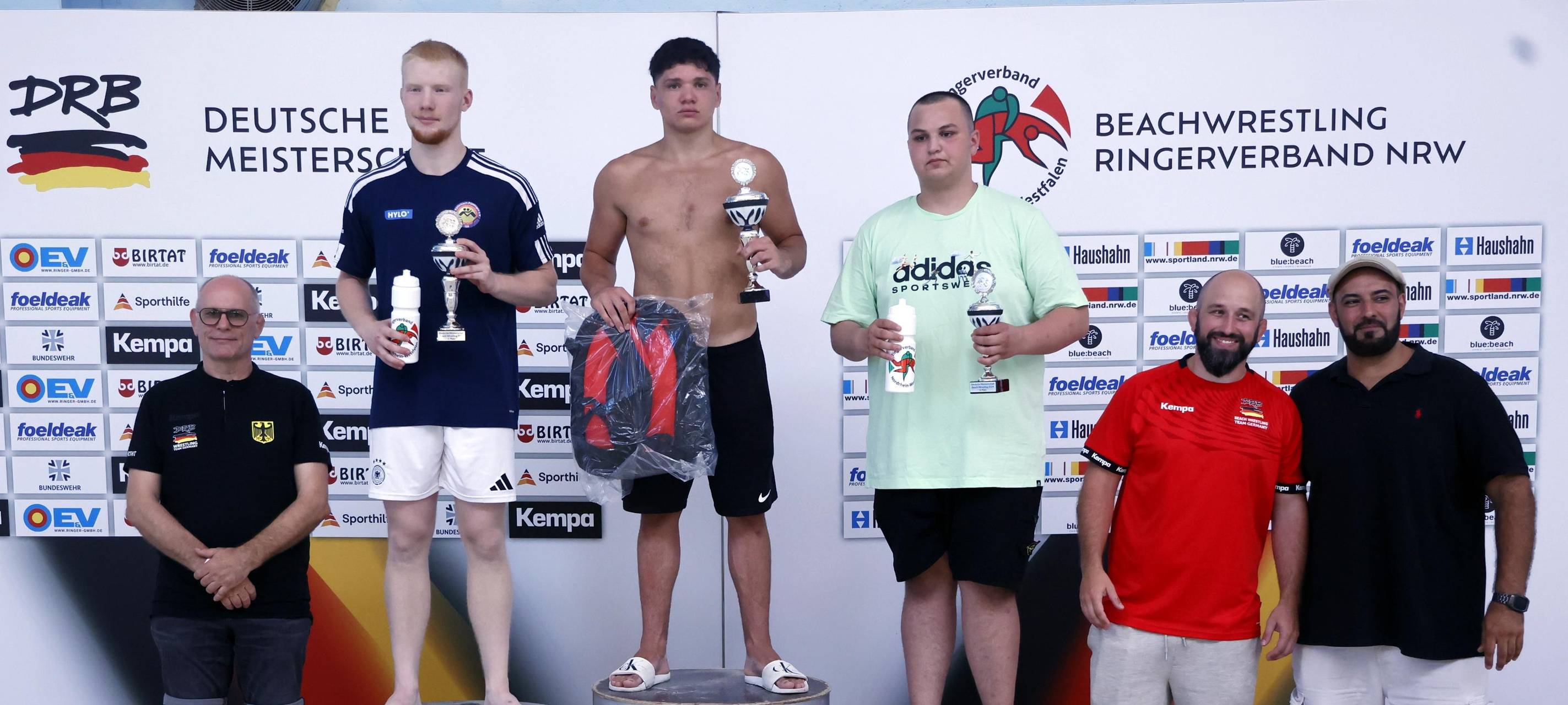 Beach Wrestling-Meister aus Aachen: Marcel Graf