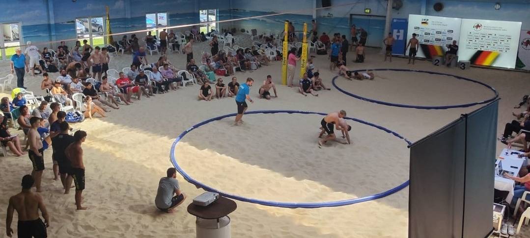 Beach Wrestling-Meister aus Aachen: Marcel Graf