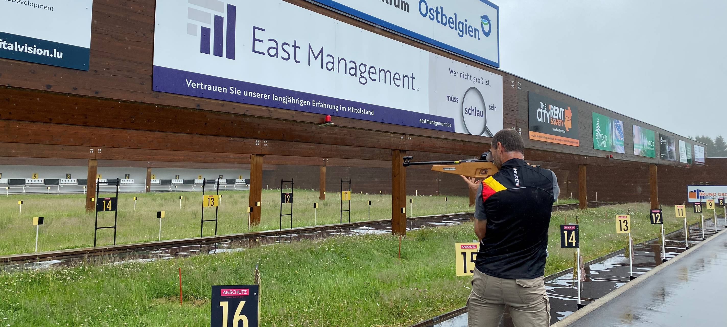 Sommer-Biathlon in Belgien
