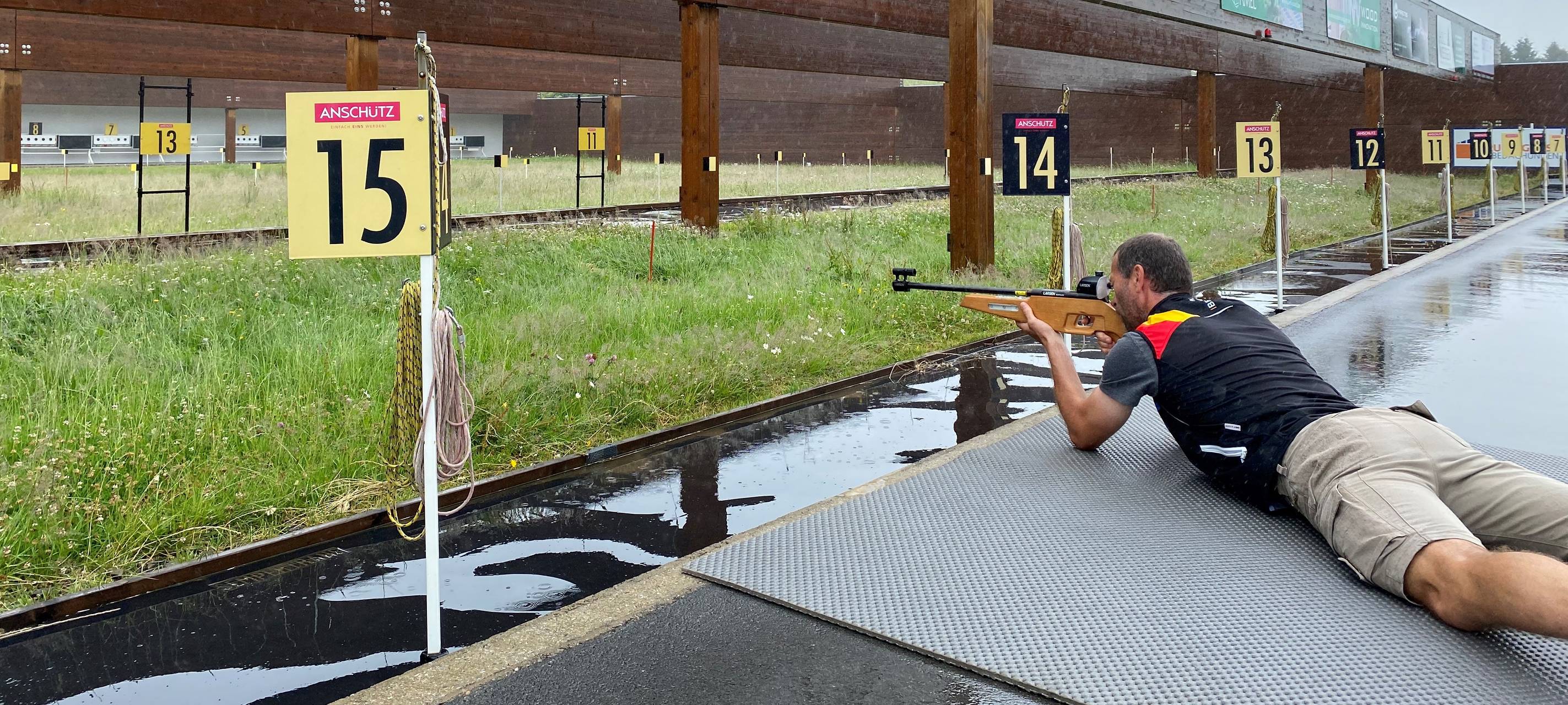 Sommer-Biathlon in Belgien