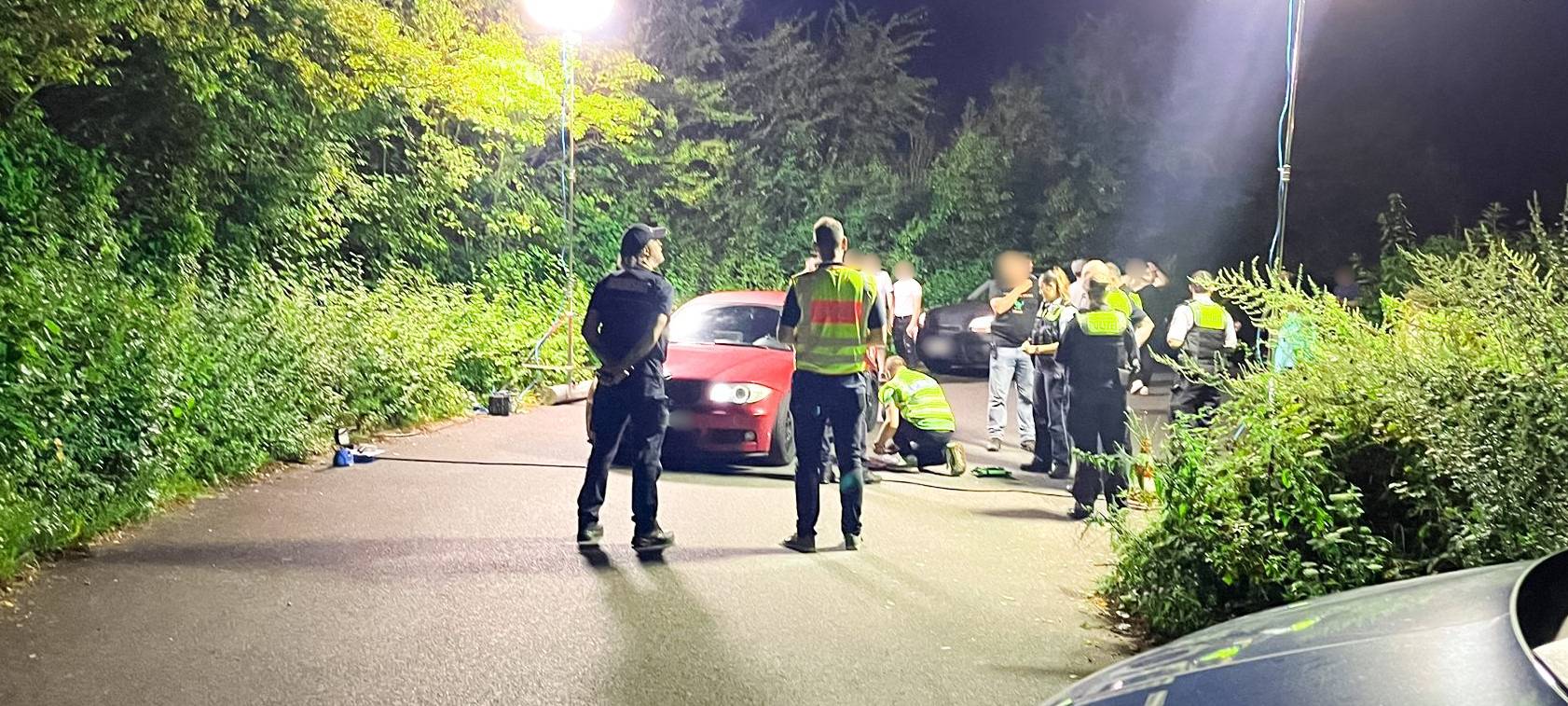 Kontrollen am Blausteinsee
