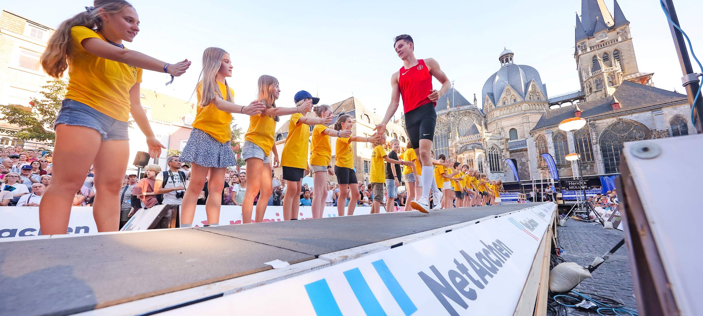 Domspringen 2024 mit Silbermedaillen-Gewinner von Paris