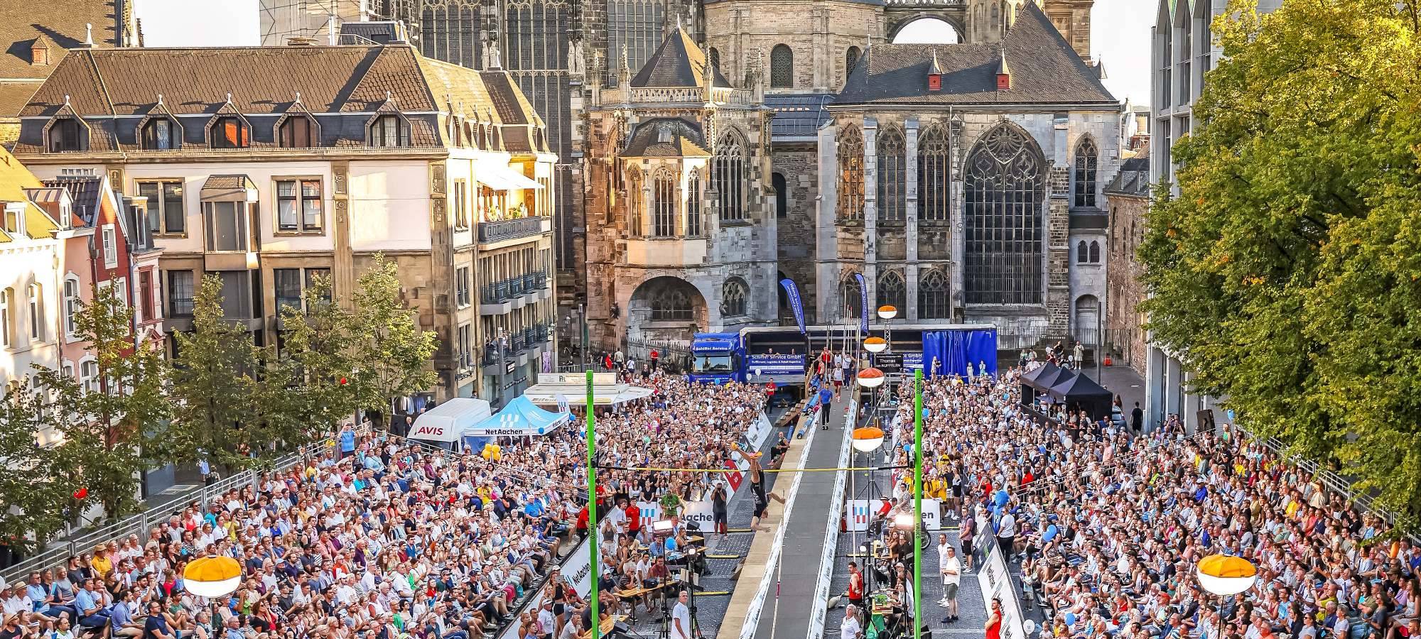 Domspringen 2024 mit Silbermedaillen-Gewinner von Paris