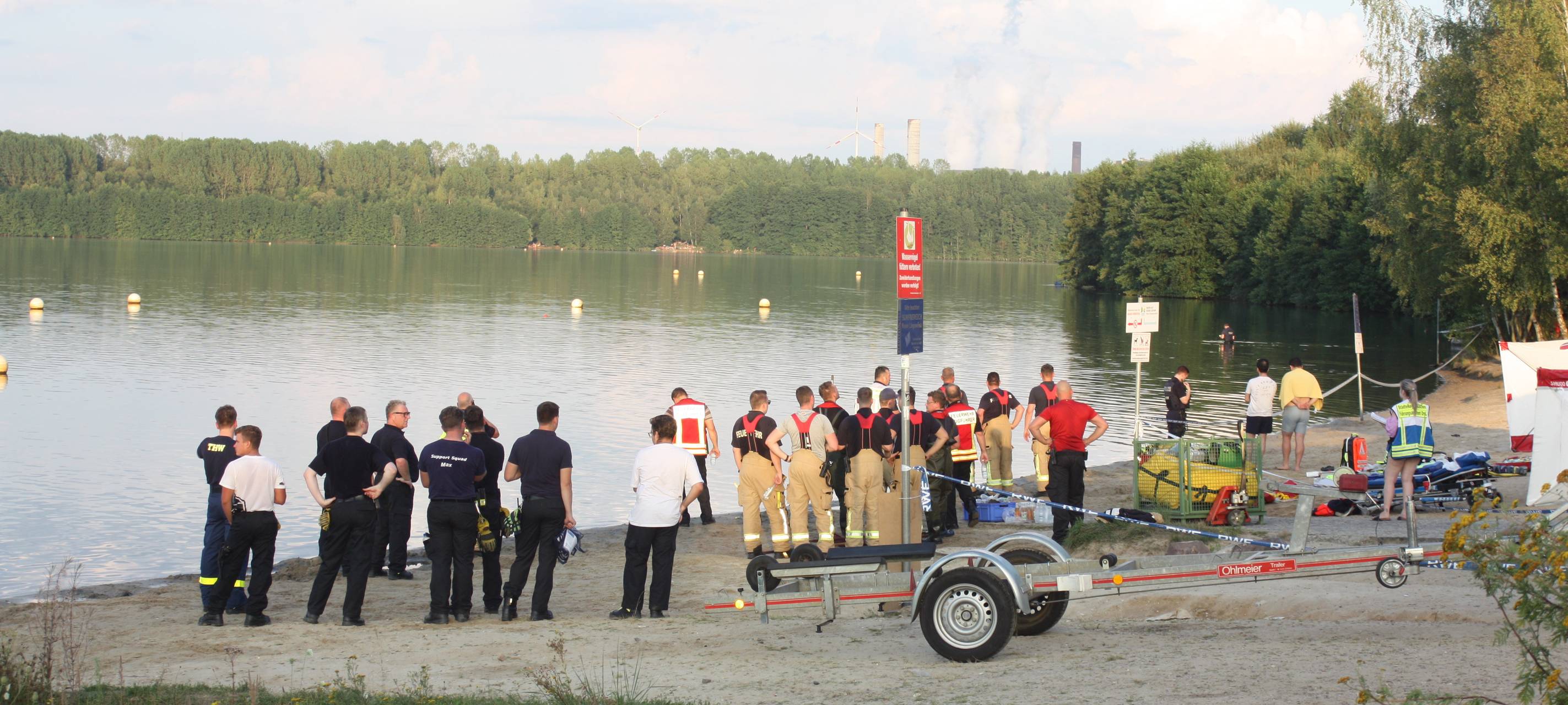 Kind stirbt im Blausteinsee: Staatsanwaltschaft ermittelt