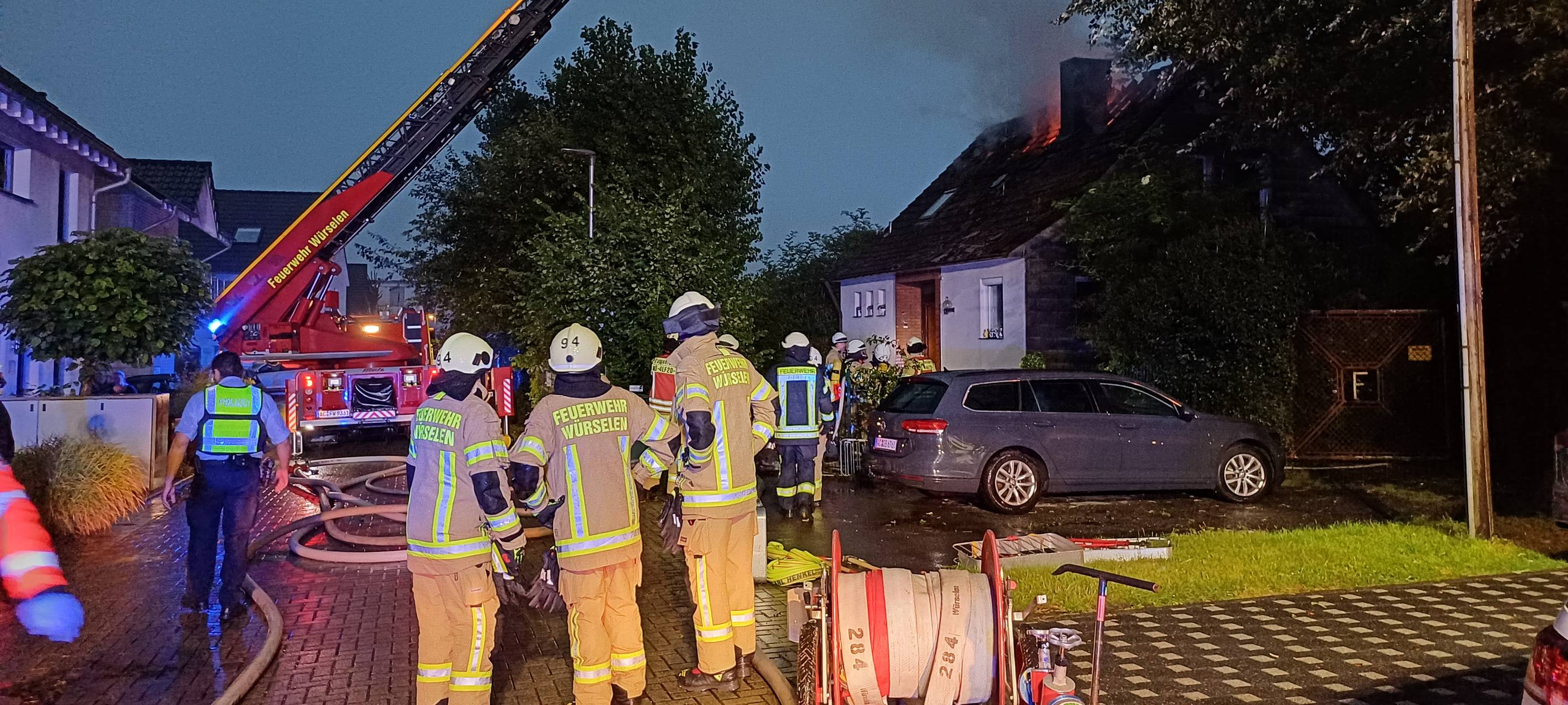 Das Unwetter in der StädteRegion: Mehrere Brände durch Blitzeinschlag