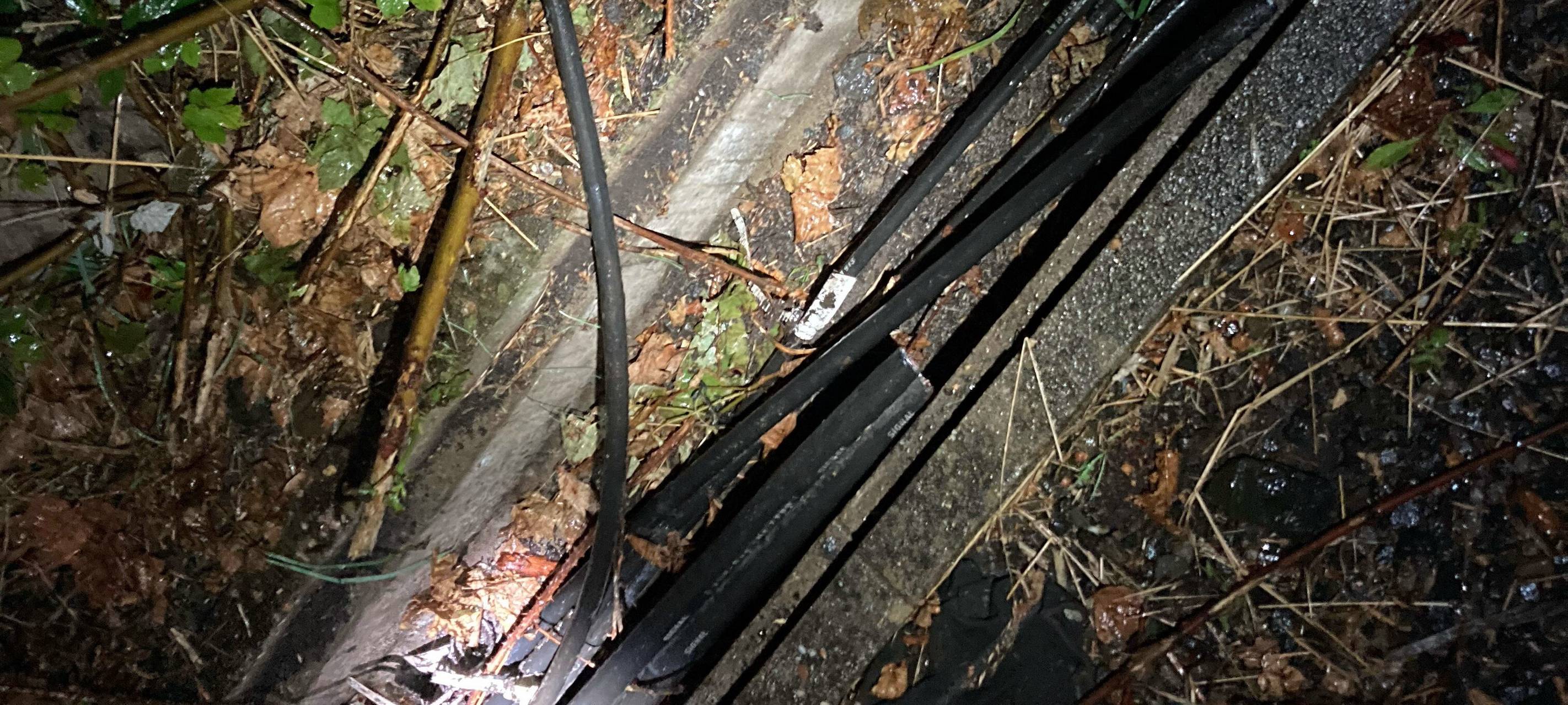 Zwei Kupferkabel-Diebstähle