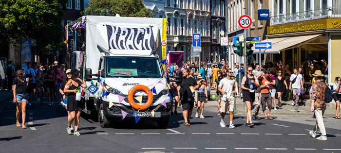 Krachparade in Aachen: Musik & Demo für mehr Kultur