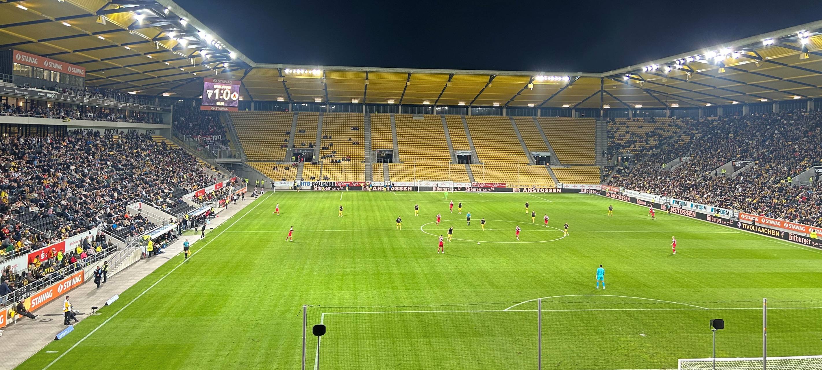 1:0-Sieg unter Flutlicht