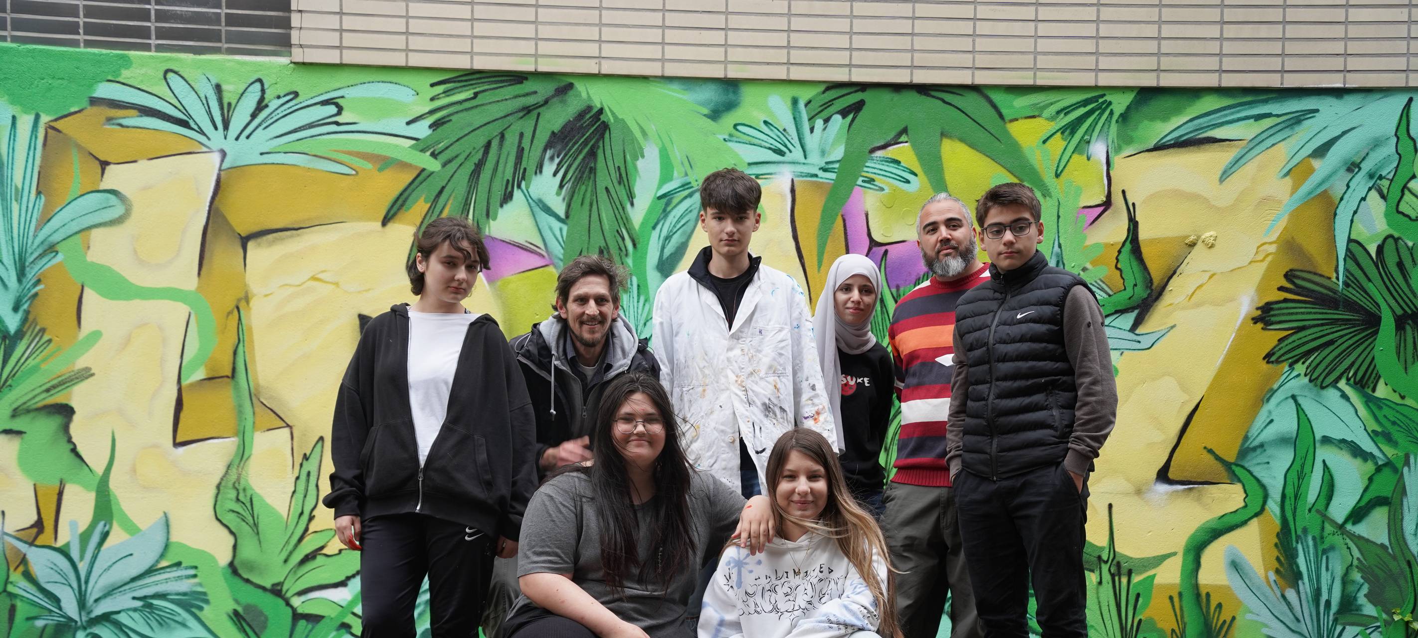 Dschungel-Feeling am Spielplatz Beverstraße