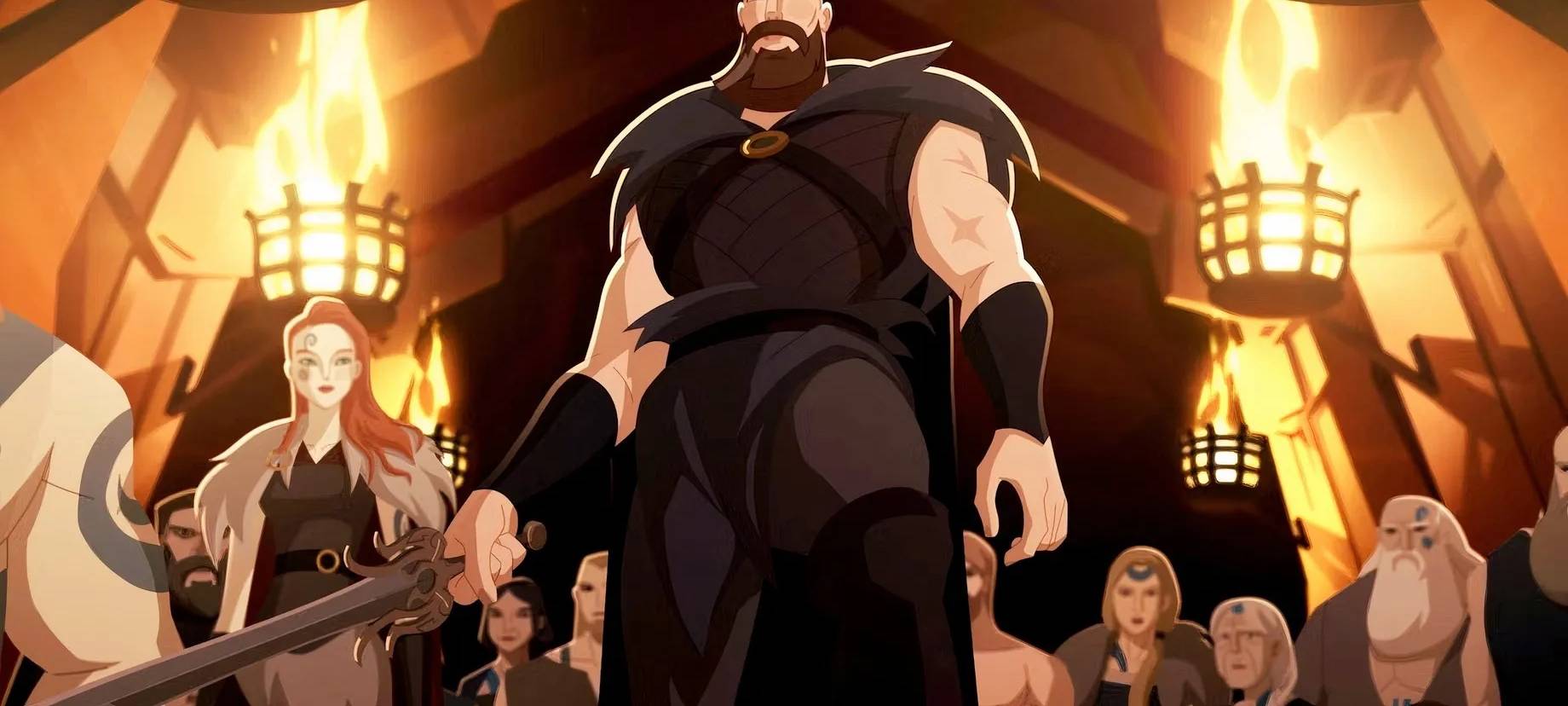 König Leif zieht in den Krieg.