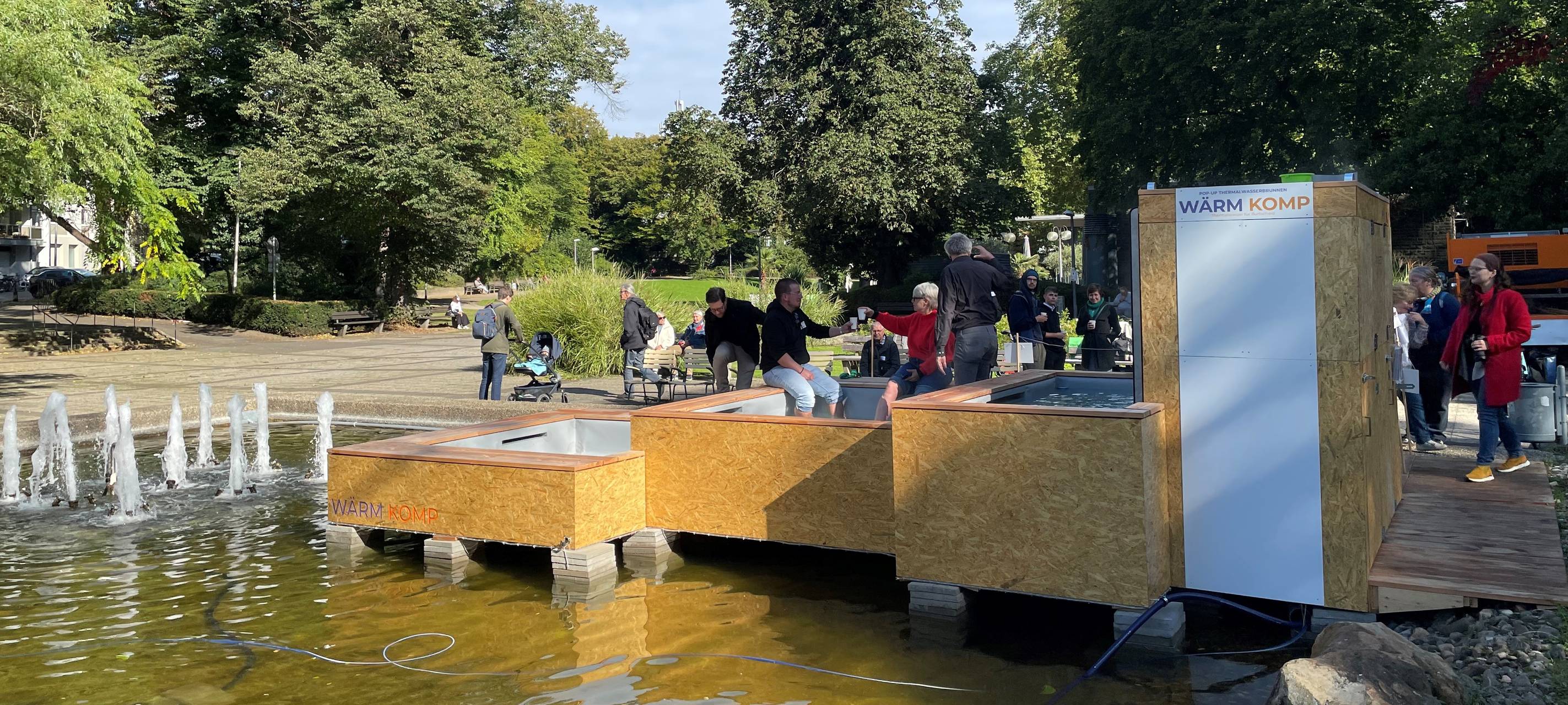 Neu: Thermalwasser erleben in der "Wärm Komp"