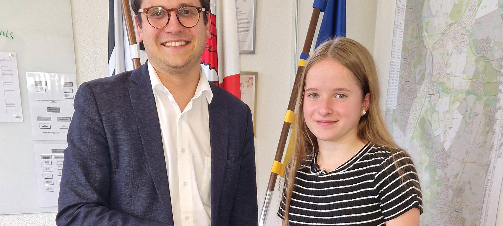 Zoe Kißling ist die erste Kinderbürgermeisterin