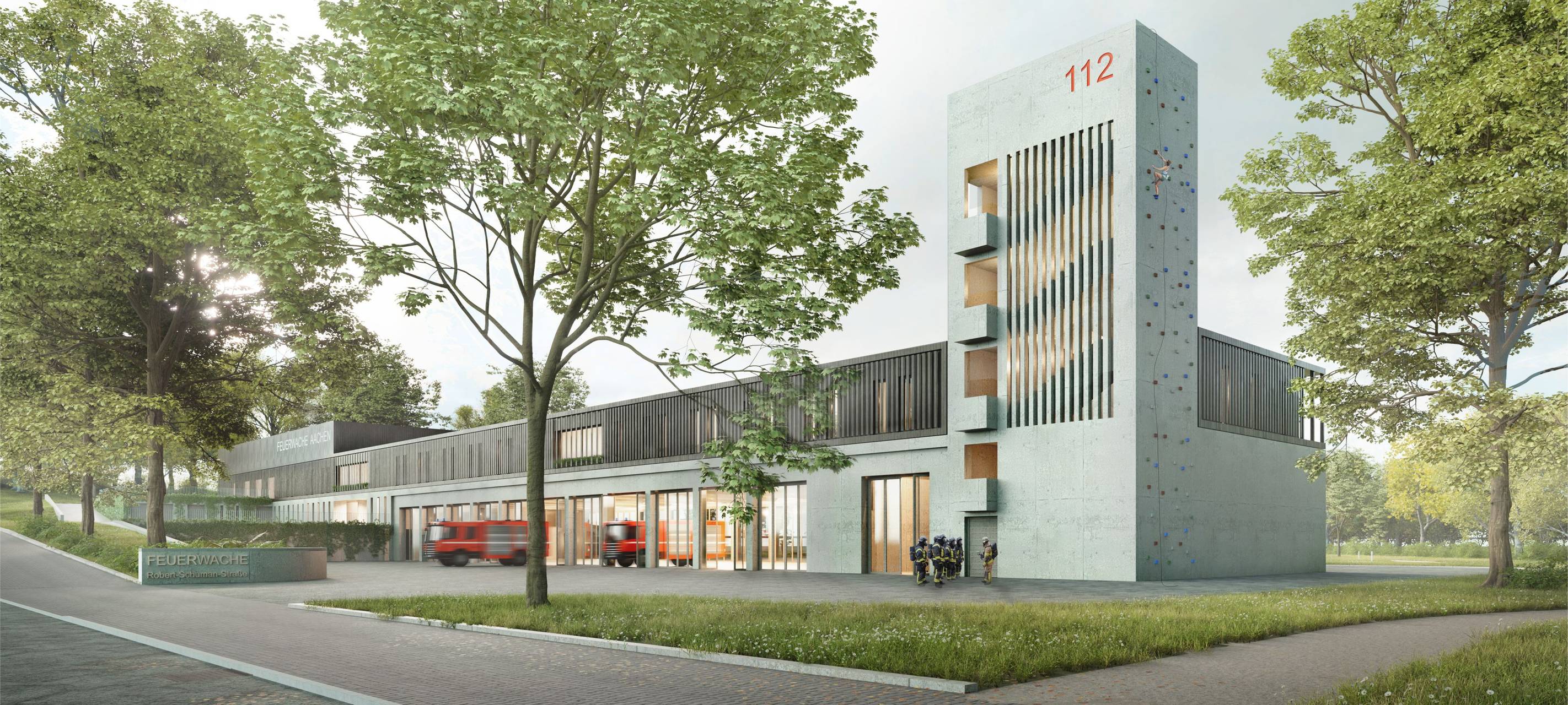 Aachen: Die Entwürfe für die vierte Feuer- und Rettungswache