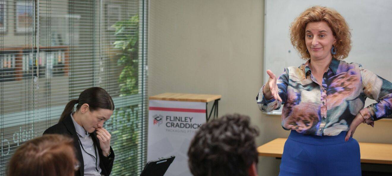 Hannah und ihre Mannschaft.