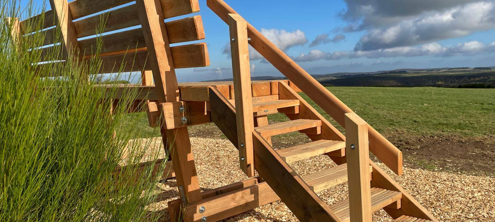 Nationalpark Eifel: Neue XXL-Baumelbank