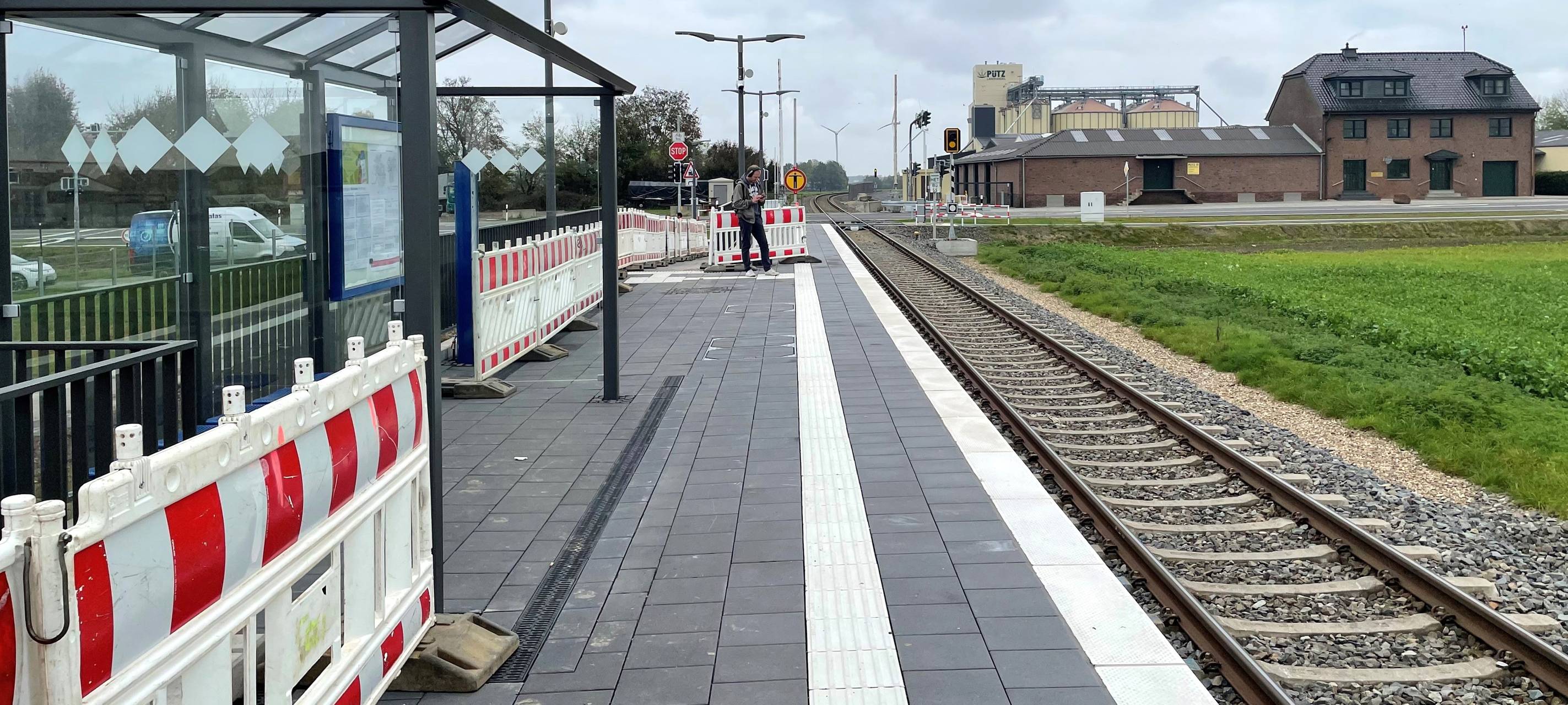 Würselen: RB20-Halt in Merzbrück schon fertig