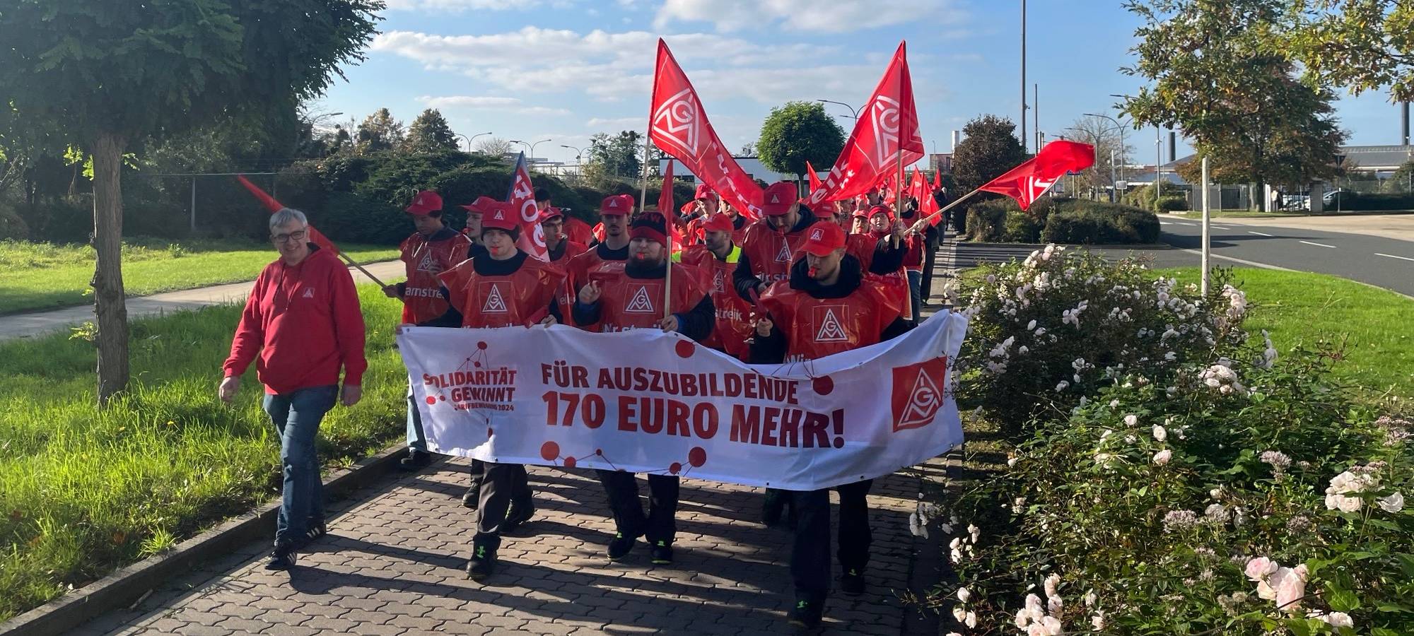 IG Metall-Warnstreiks in Rothe Erde