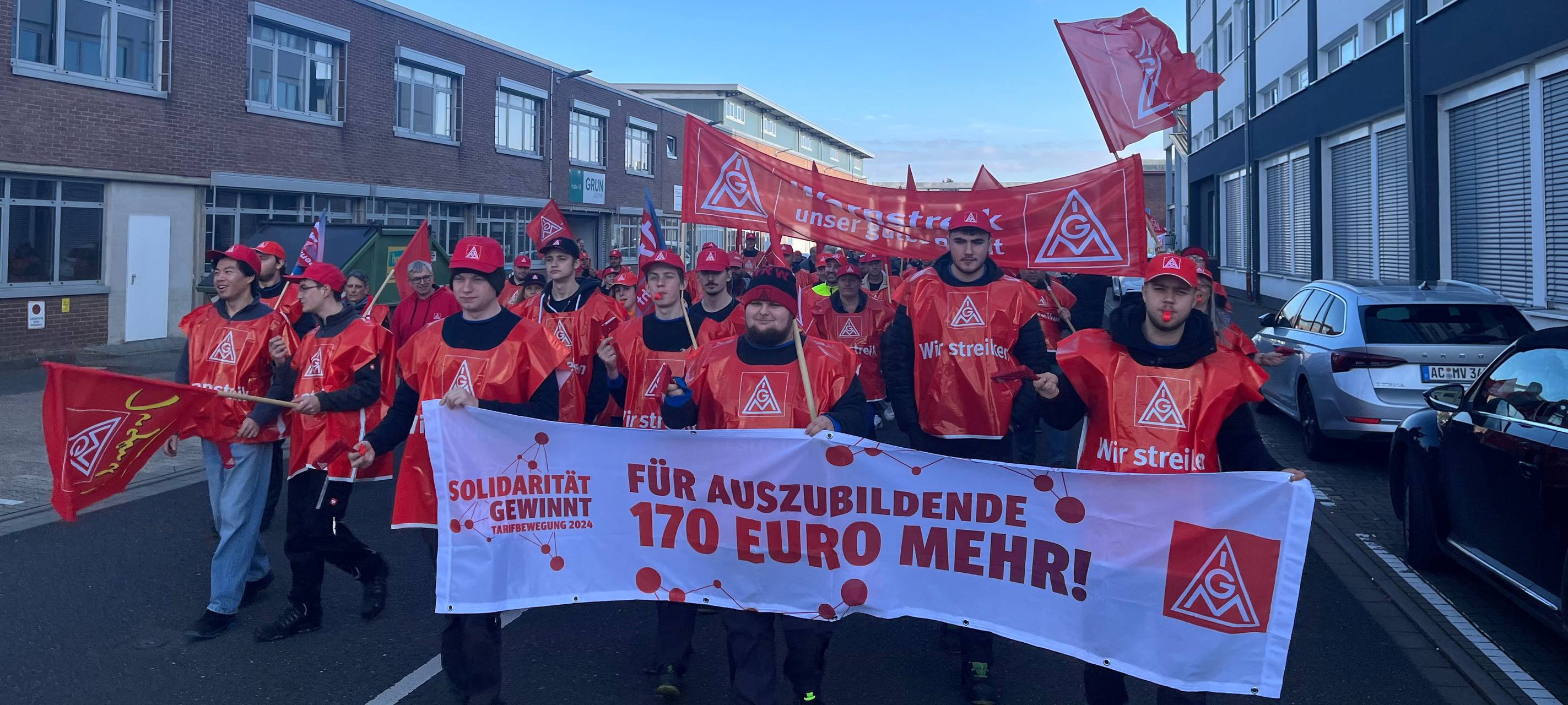 IG Metall-Warnstreiks in Rothe Erde