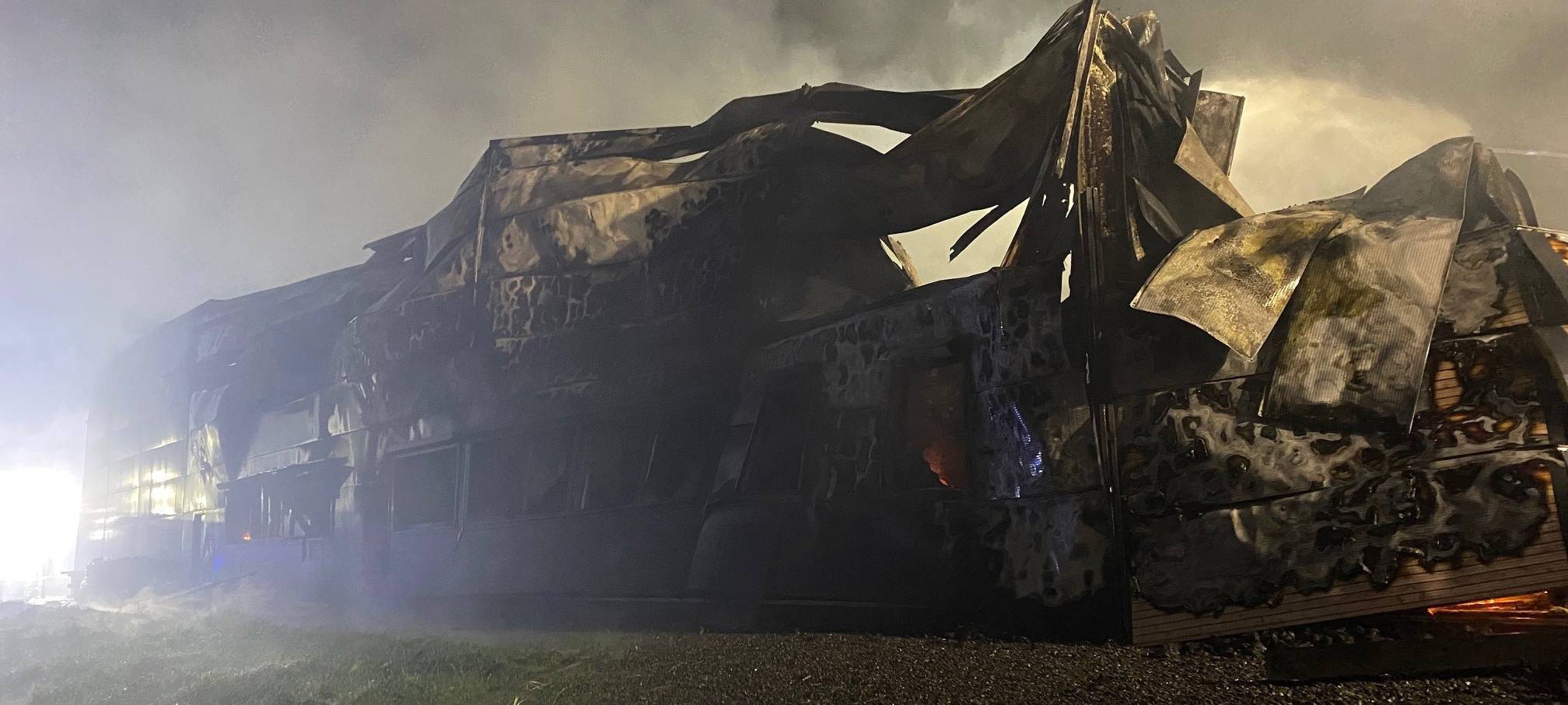 Großbrand bei Lowis in Baesweiler