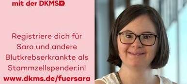 DKMS-Aktion für Sara
