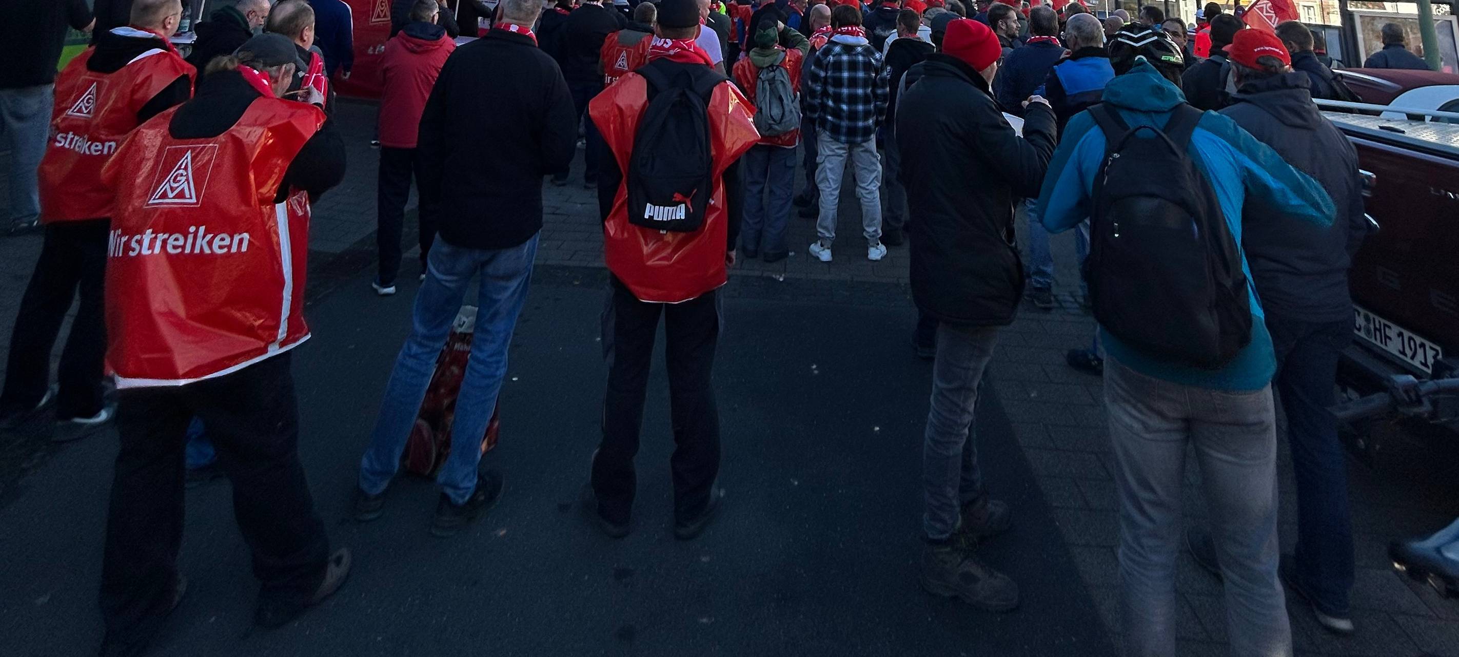 IG Metall-Kundgebung in Stolberg