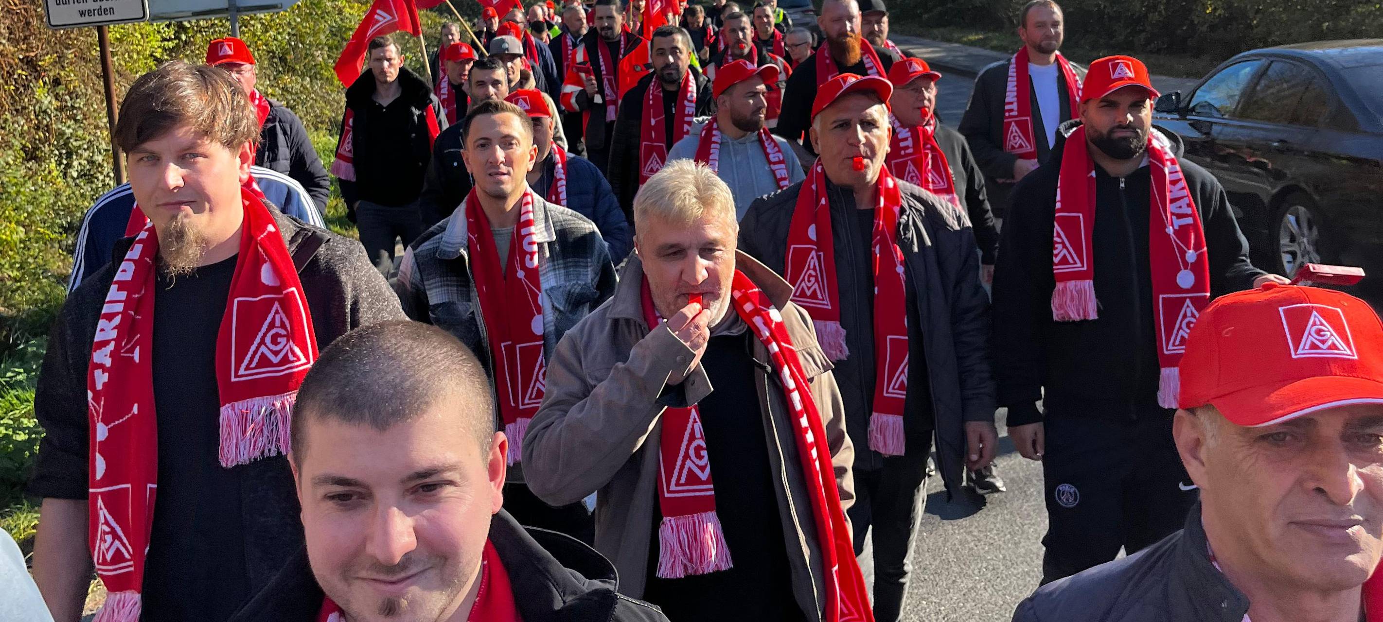 IG Metall-Kundgebung in Stolberg