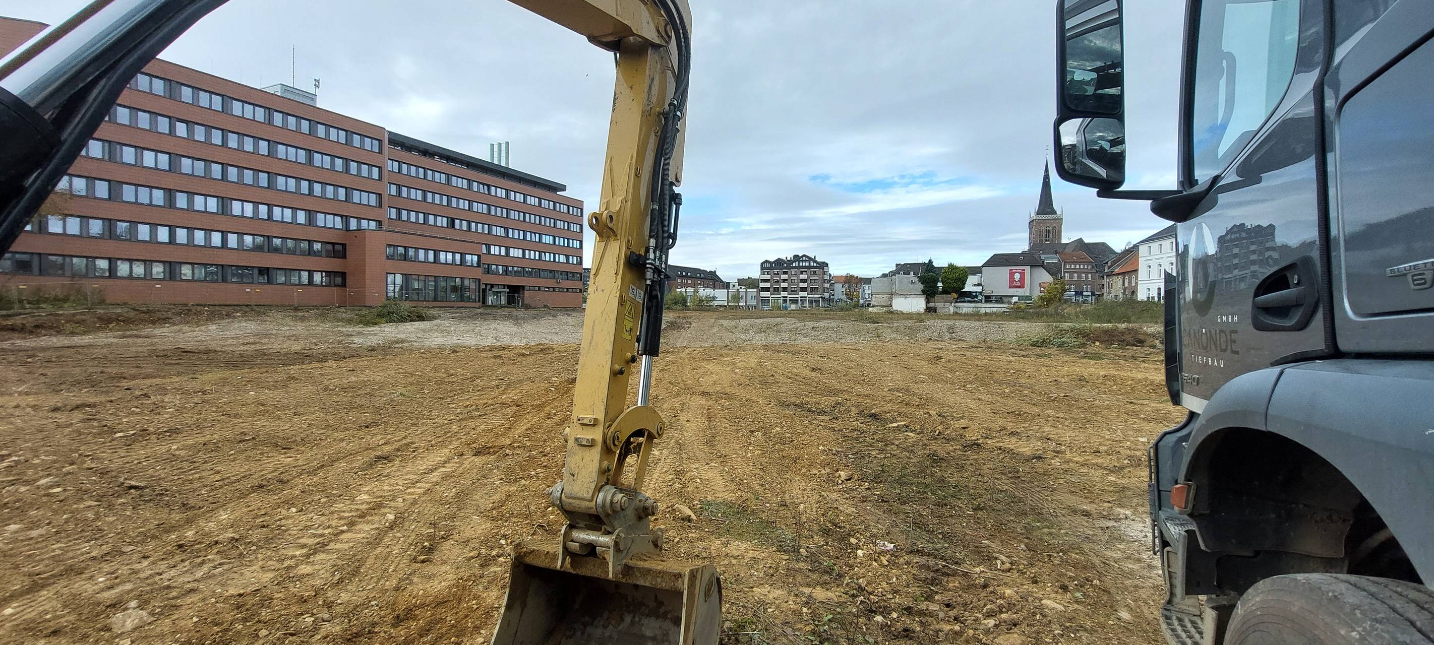 Marktquartier-Vorbereitungsarbeiten in Eschweiler