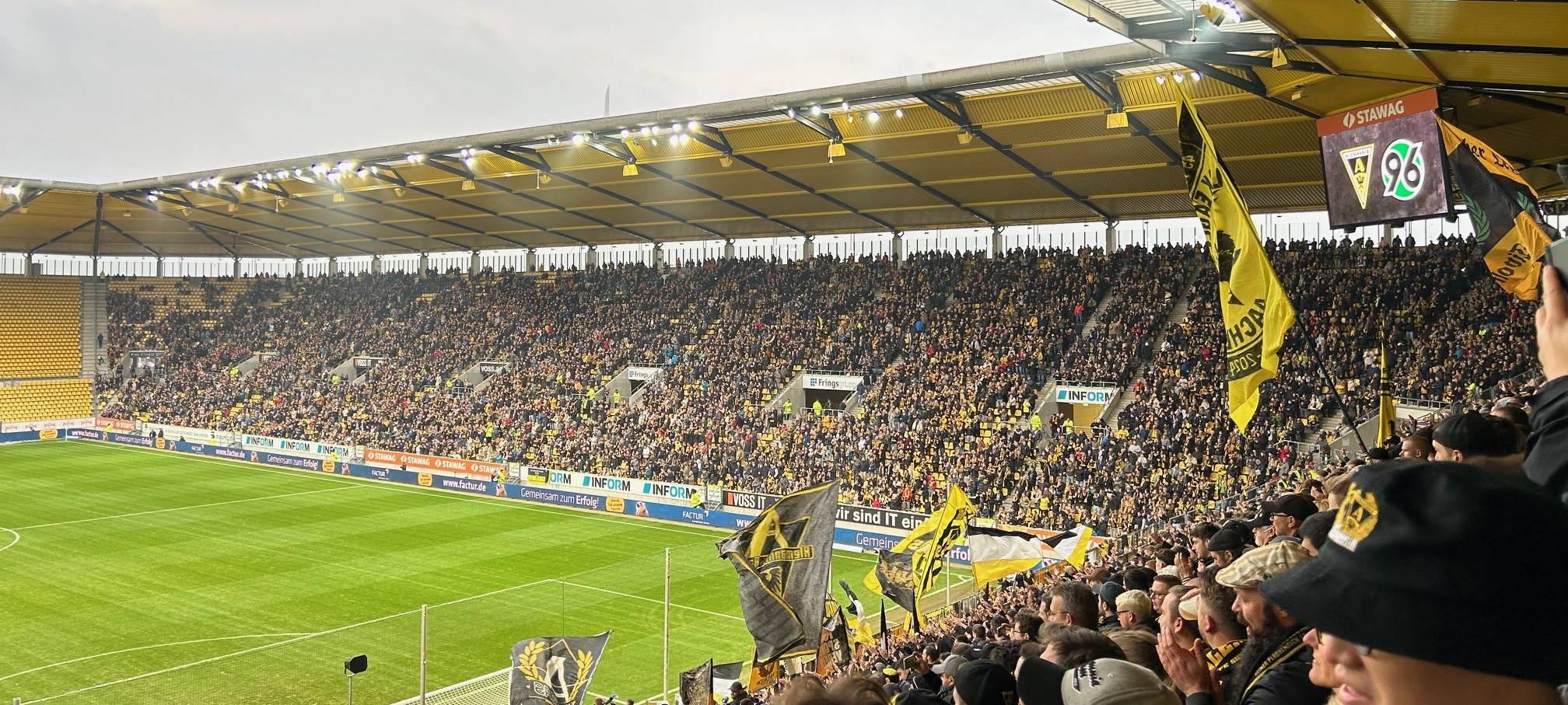 Alemannia: Heimspiel Samstag gegen Sandhausen