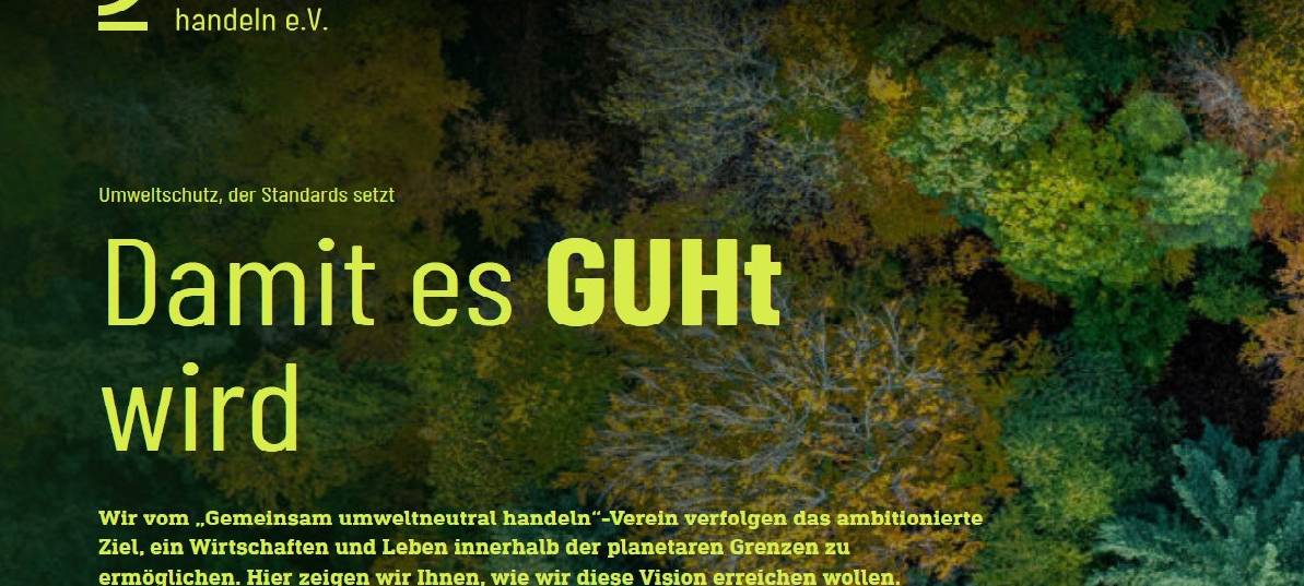 GUH-Verein: Gemeinsam umweltneutral handeln