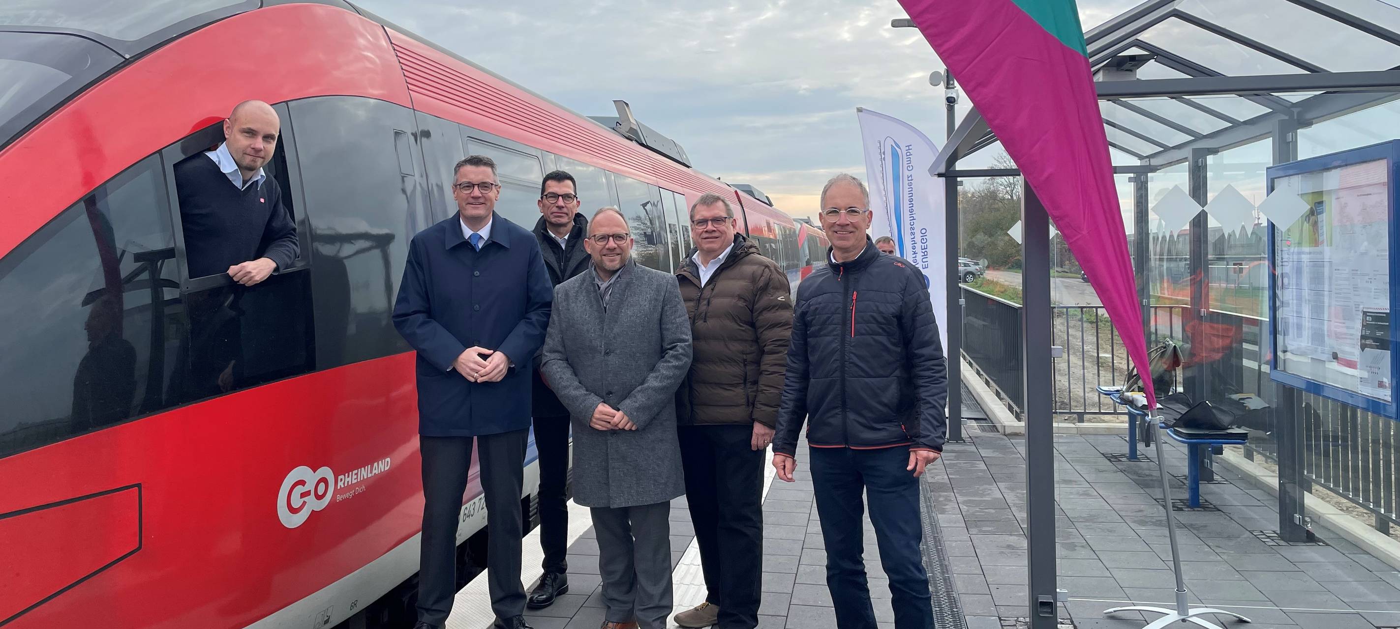 Neuer Euregiobahn-Haltepunkt am Flugplatz