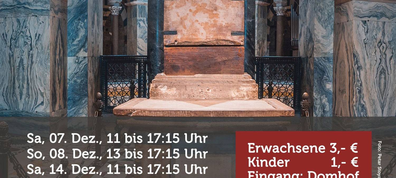 Zur Adventszeit: Aktionsreihe im Aachener Dom