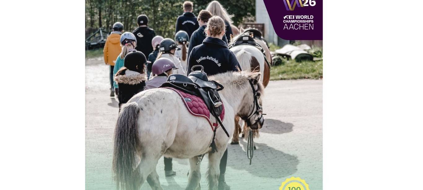 "100 Schulpferde plus": Neue Initiative von Reit-WM und FN