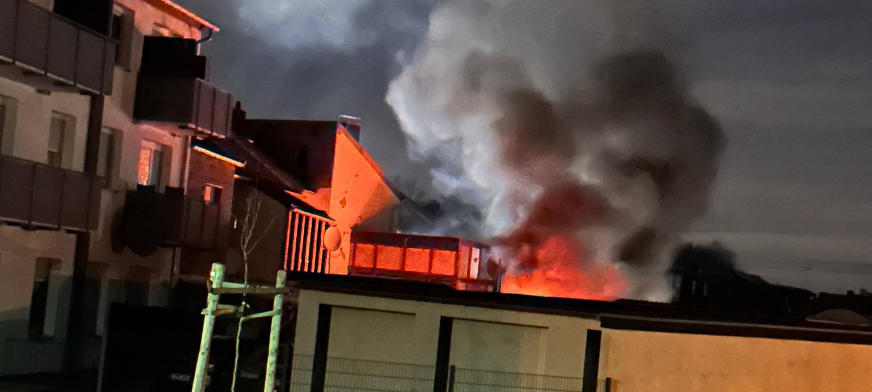 Garagenbrand in Alsdorf