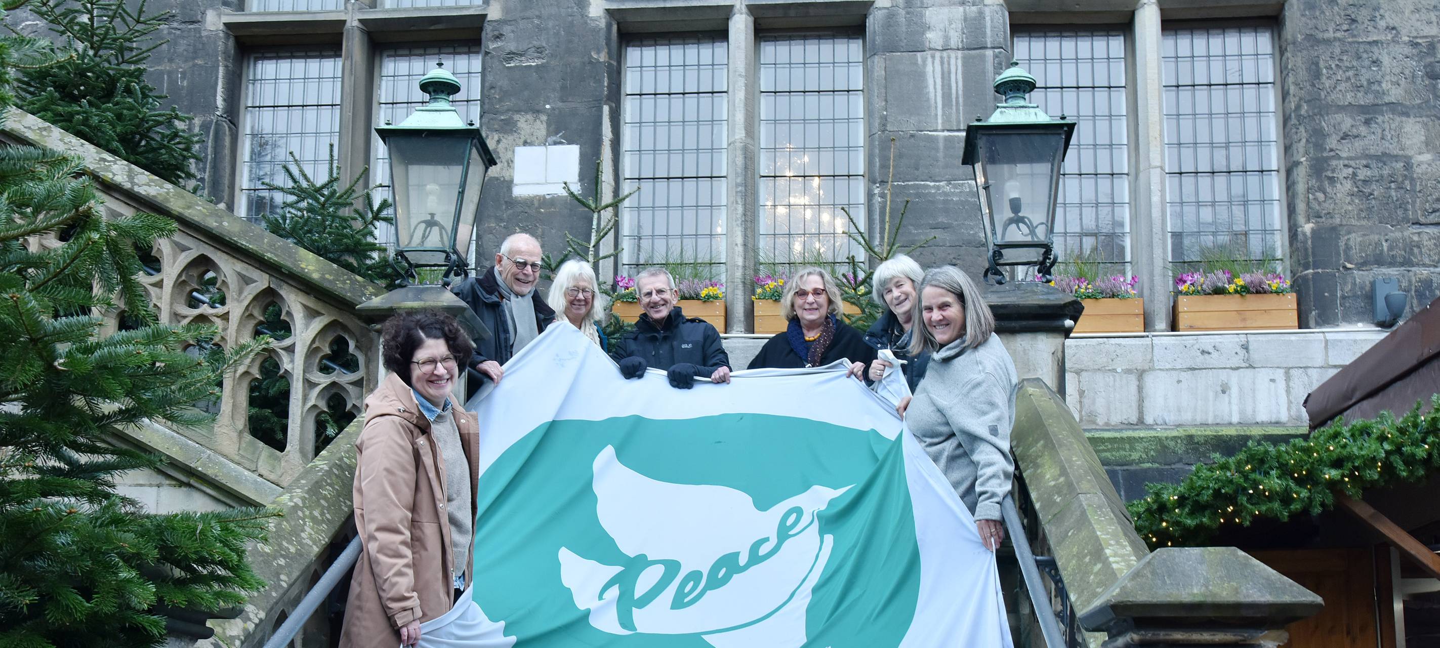 Mayors for Peace-Flagge: Aachen setzt wieder ein Zeichen