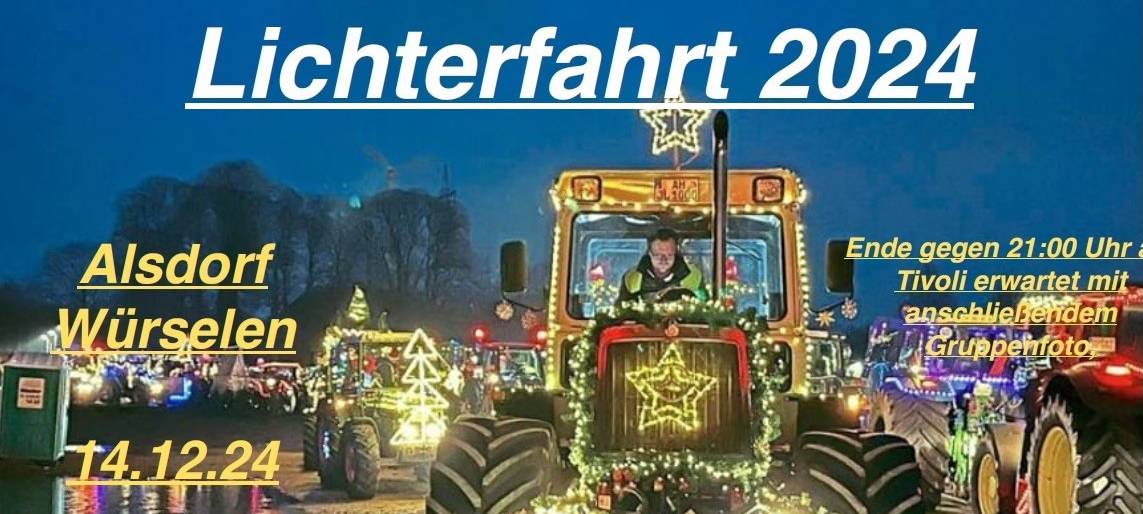 Lichterfahrten am Wochenende