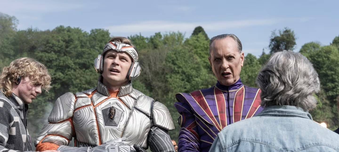 Am Set herrscht das Chaos.