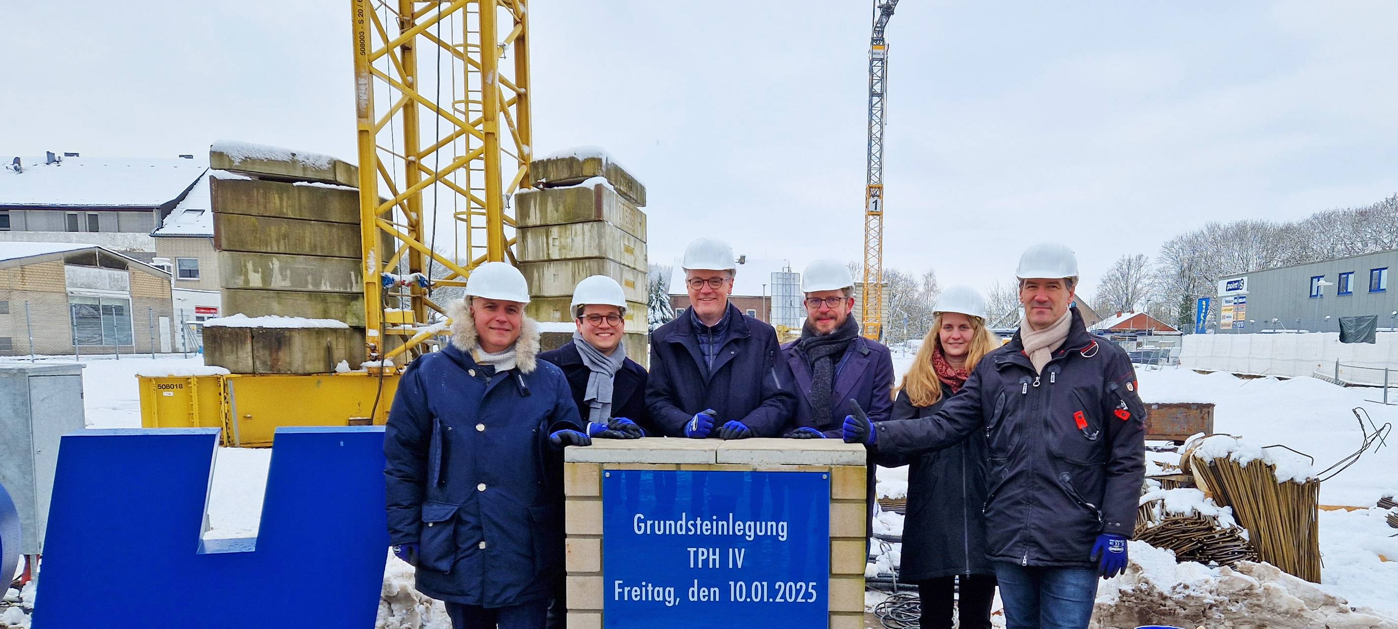 Kohlscheid: Grundsteinlegung am TPH für Erweiterung