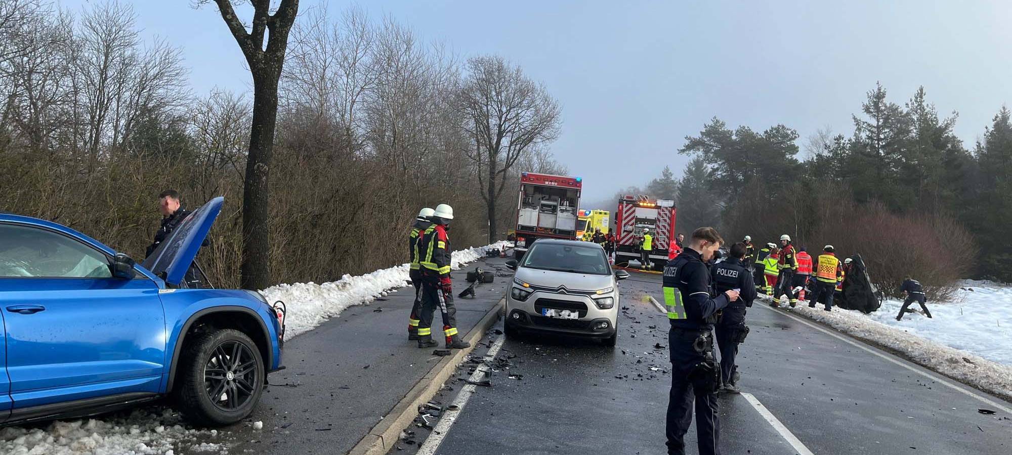 Eifel: Sperrung nach Unfall auf Hoscheiter Straße