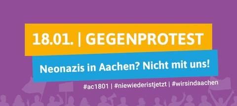 Viele Aktionen gegen Rechtsdemo am Samstag