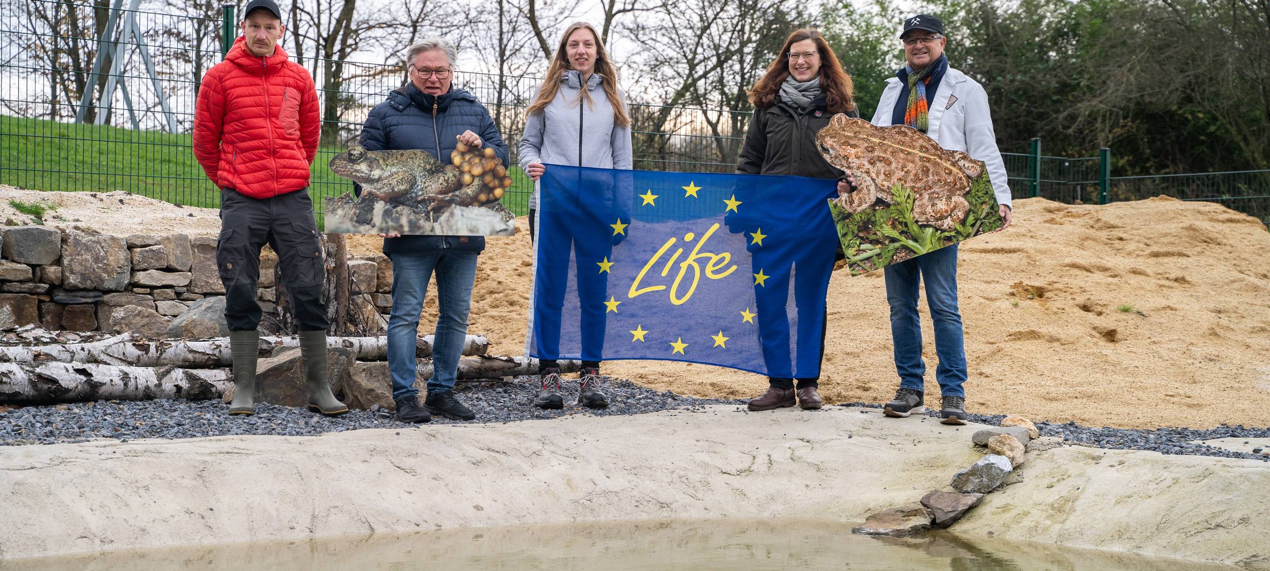 Amphibienteiche in Merkstein, Ausstellung im Rathaus