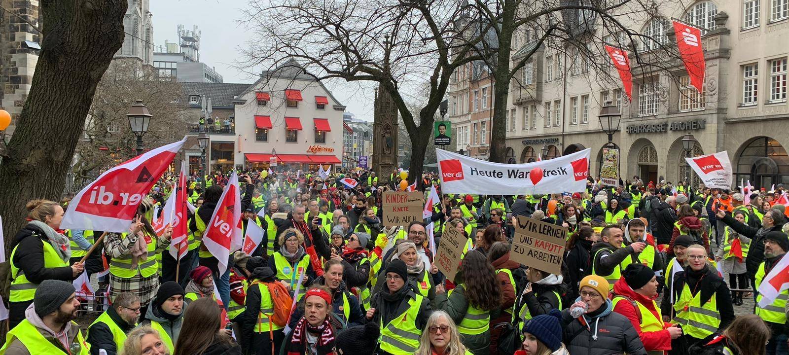 Öffentlicher Dienst: Weitere Warnstreiks diese Woche