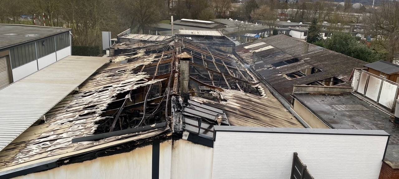 Feuer in Aachen-Haaren am Montagmorgen