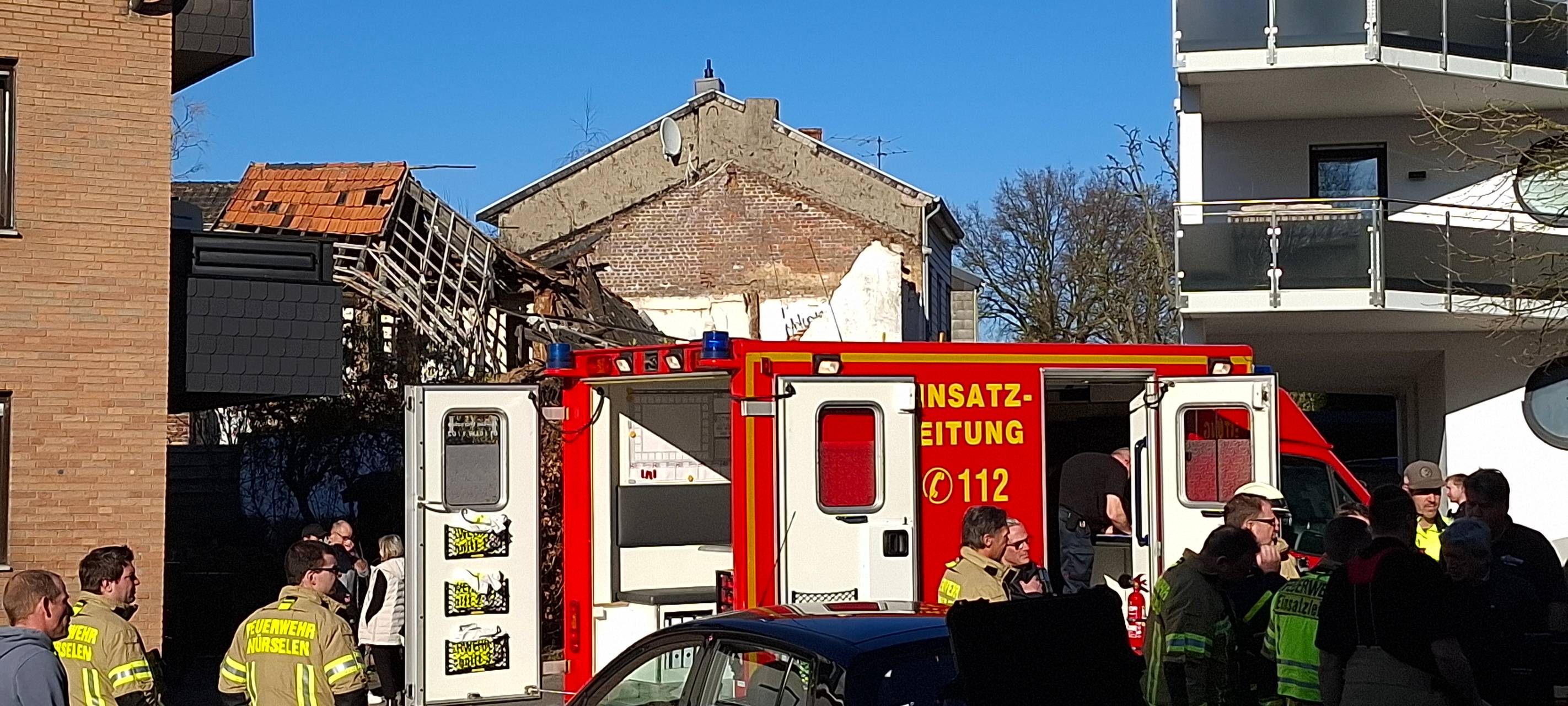 Gebäudeeinsturz in Würselen