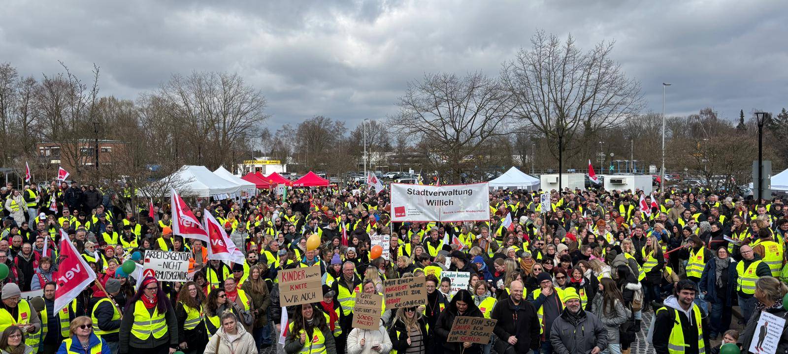 Streiks im Öffentlichen Dienst gehen weiter