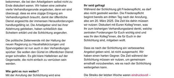 Mittwoch: Doch nochmal Streiks