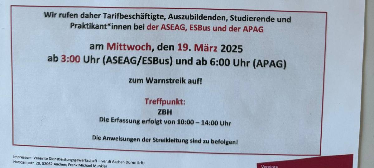 Mittwoch: Doch nochmal Streiks