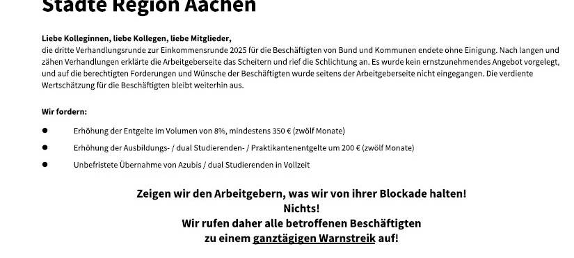 Mittwoch: Doch nochmal Streiks