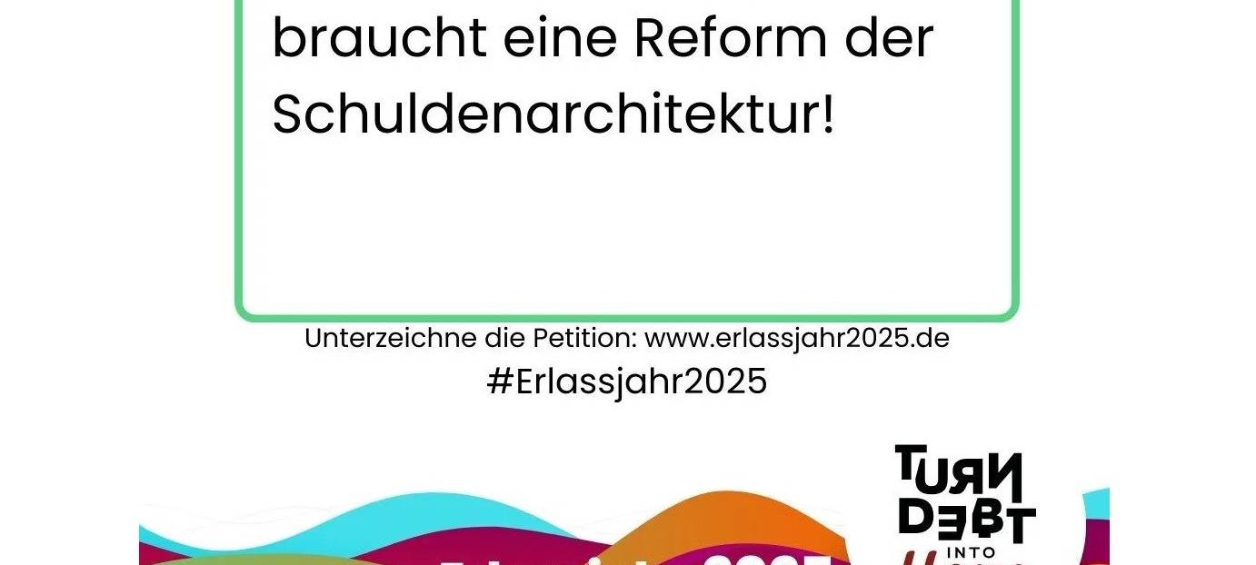 Misereor & Co. pro Schuldenerlass im Globalen Süden