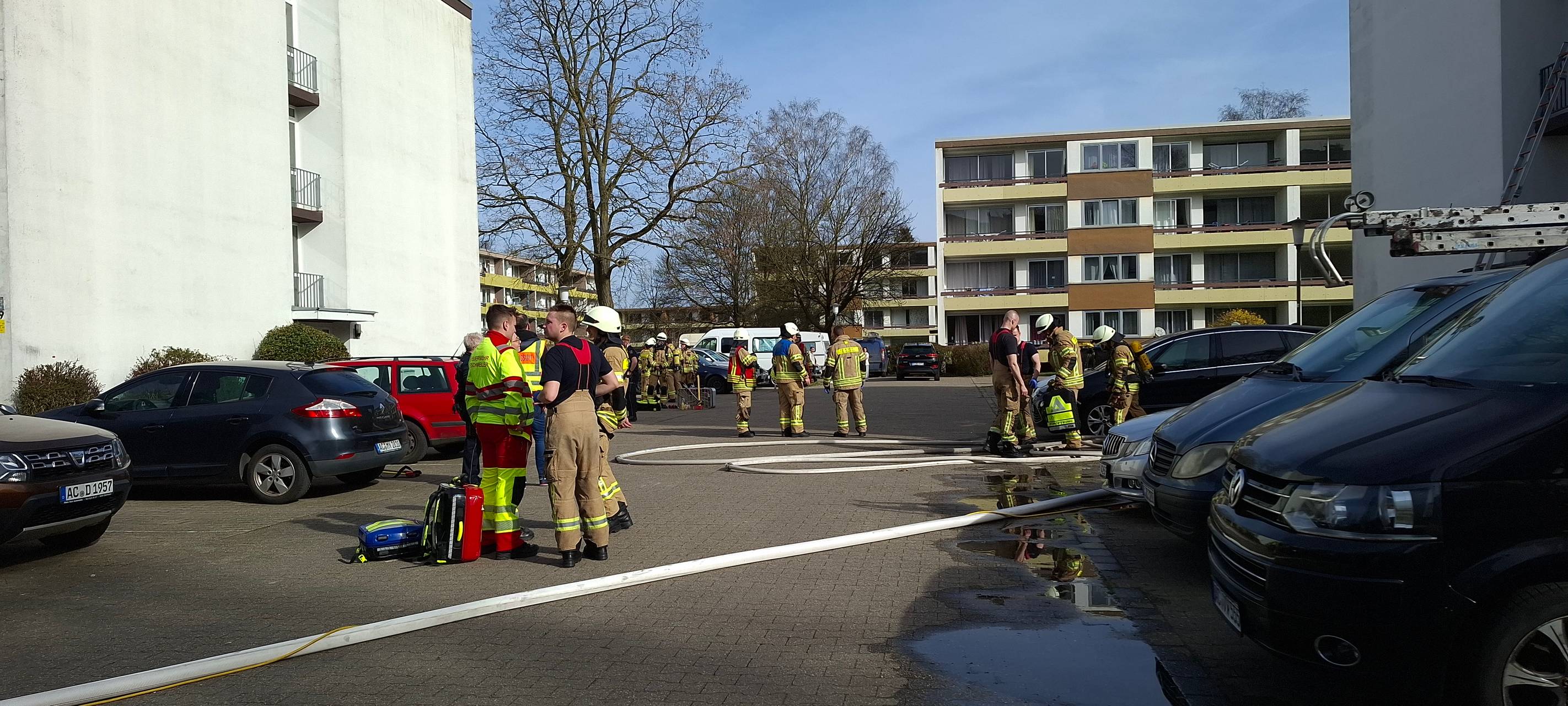 Zwei Feuer in Eschweiler