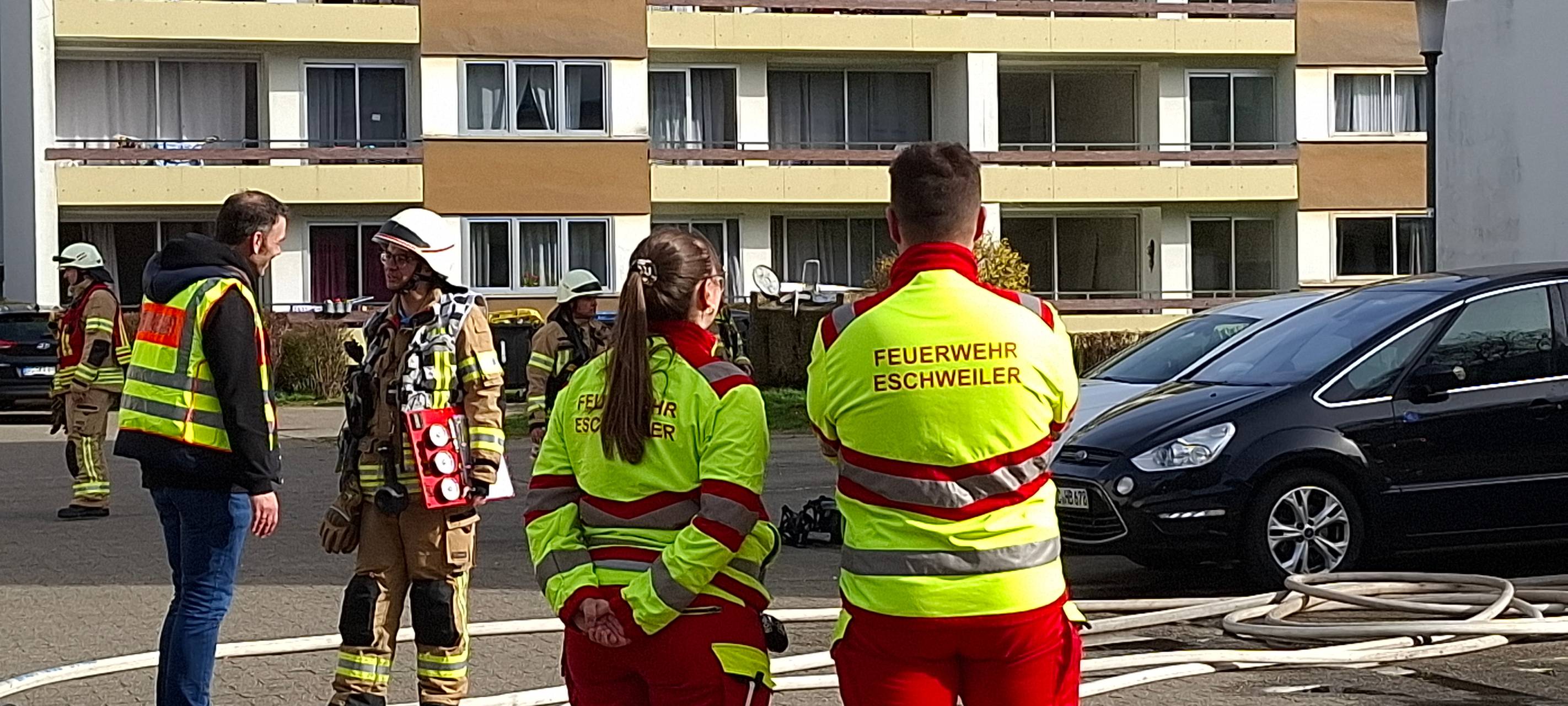 Zwei Feuer in Eschweiler